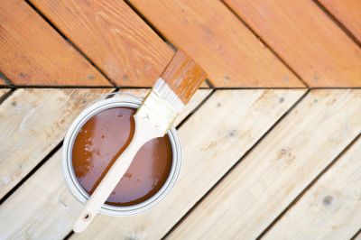 Deck Restaining