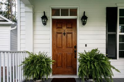 Protect Your Exterior Door From Weathering, Water Damage, And UV Damage With Professional Door Staining!