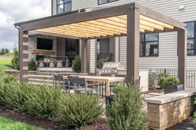 Pergola Staining Service