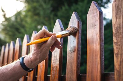 Privacy Fence Staining